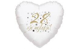 28. narozeniny balónek srdce