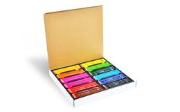 Ergonomic triangular Corvette crayons - set 288 pcs (12 colours x 24 pcs)