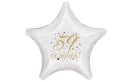 59. narozeniny balónek hvězda