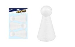 anděl 11cm/3ks polystyren 8882331