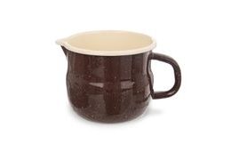 Enamel Mug BROWN BELLY 12 cm