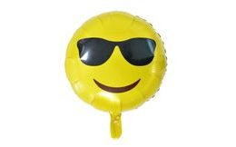 Foil Smiley Glasses Balloon 45 cm