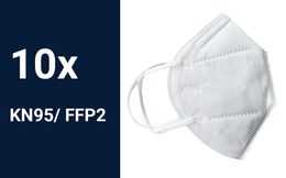 Respiratory protection mask KN95 - 10 pcs in a pack