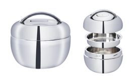 Stainless steel thermobowl 1 l Apple