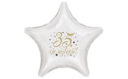 35. narozeniny balónek hvězda