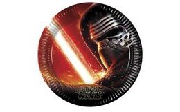 Taniere papierové Star Wars - The Force Awakens 23 cm - 8 ks