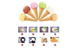 Drevený kužeľ na stáčanie kornútkov