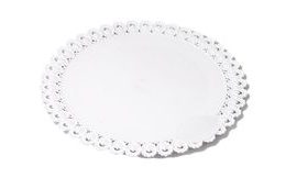 Cake tray 38 cm with a lace rim