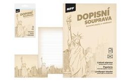 dopisní papír barevný LUX 5+10 (New York) 5550318