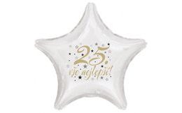 25. narozeniny balónek hvězda