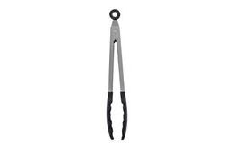 Stainless steel/silicone tongs 35 cm