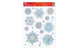 okenní fólie vánoce glitr VA002 30x42cm 8885722