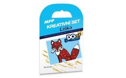 kreativní set - Liška - fóliová technika 1041995