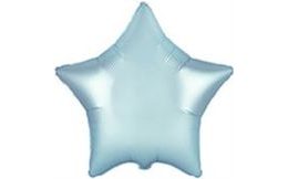 Fólia na balóny 45 cm Star PASTEL BLUE