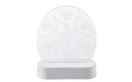 dekorace svítící acrylyc snowflake 13x17,2x5cm H-001 8886244