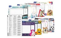 rozvrh hodin A5 mix 5300453