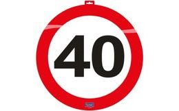 Traffic sign decoration 40, 47 cm