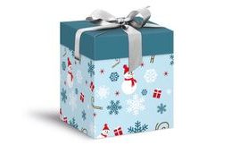 krabička dárková vánoční 12x12x15cm 5370602