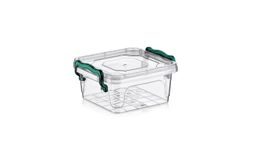 Plastic food storage box with cap - 350 ml