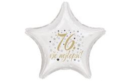 76. narozeniny balónek hvězda