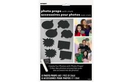 Balloons 30 cm - transparent with neon confetti - 6 pcs