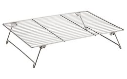Cooling grid - foldable stackable stand