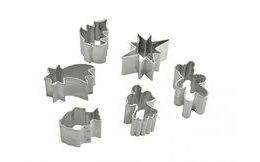 Set of dough cutters 6 pc. small