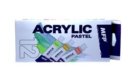 Acrylic pastel colours 12pcs