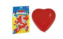 balónek nafukovací srdce 30cm mix 8000109
