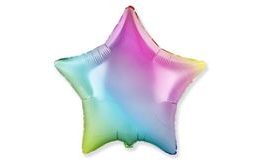 45 cm foil balloon star rainbow