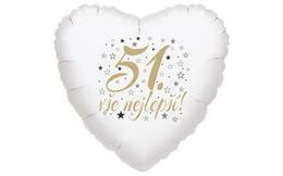 51. narozeniny balónek srdce
