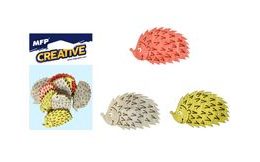 dekorace ježek 12ks 4cm mix 8885676