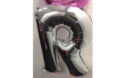 Písmeno P růžovo-zlaté foliový balónek 83 cm