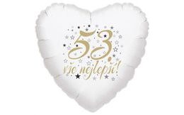 Round Pink Foil Balloon with White Dots 45 cm