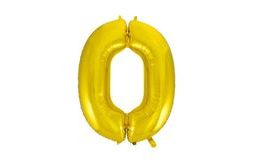 Balloon foil digits gold - Gold 115 cm - 0