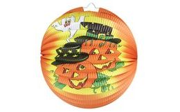 Lampión Halloween - veselé tekvice, 25 cm