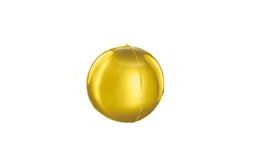 Balloon foil round gold 3D 62 cm