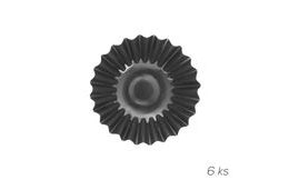 Forma fém košíček TORTELETTES pr. 5,5 cm 6 db