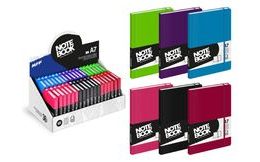 blok s gumkou A7 linka, 100 listů, mix 7500713