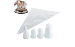 Decorating set plastic bag + tips 12 pcs