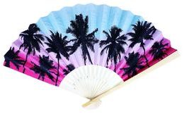 Hawaii paper fan