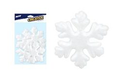 vločka 7,5cm/6ks polystyren 8882332