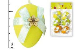 vajíčka plast 6cm/6ks mix S34019A 2221085