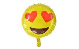 Balloon foil smiley Love 45 cm