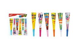 trumpetka papírová 6ks 19cm mix ME121 1041453