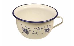 Enamel potty 2,7l - flowers