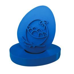 Plastové 3D vykrajovátko Vajce s košíkom - 5 cm