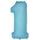 Balloon foil numerals light blue 115 cm - 1