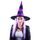Klobouk čarodějnice s vlasy / Halloween