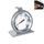 Oven and smokehouse thermometer - stainless steel